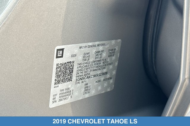 Used 2019 Chevrolet Tahoe LS RWD image 32