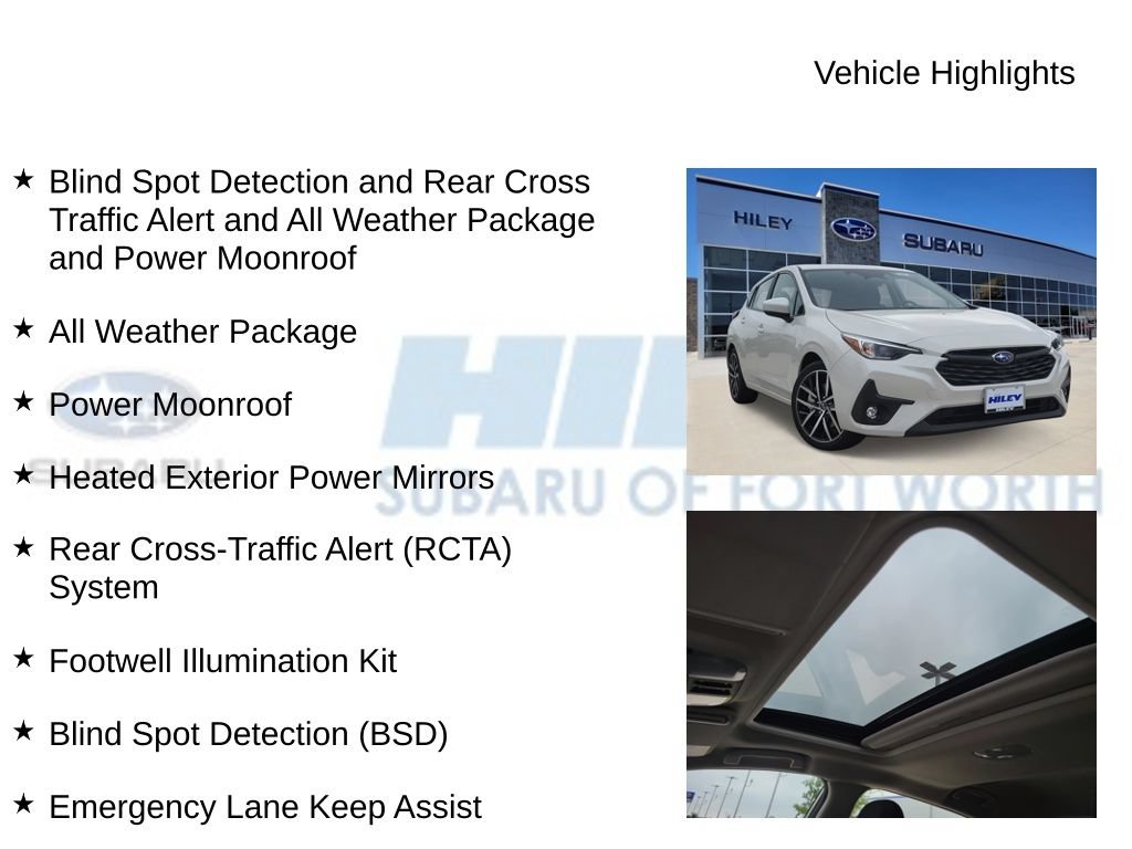 New 2026 Subaru Impreza 2.0i Sport AWD/4WD image 5