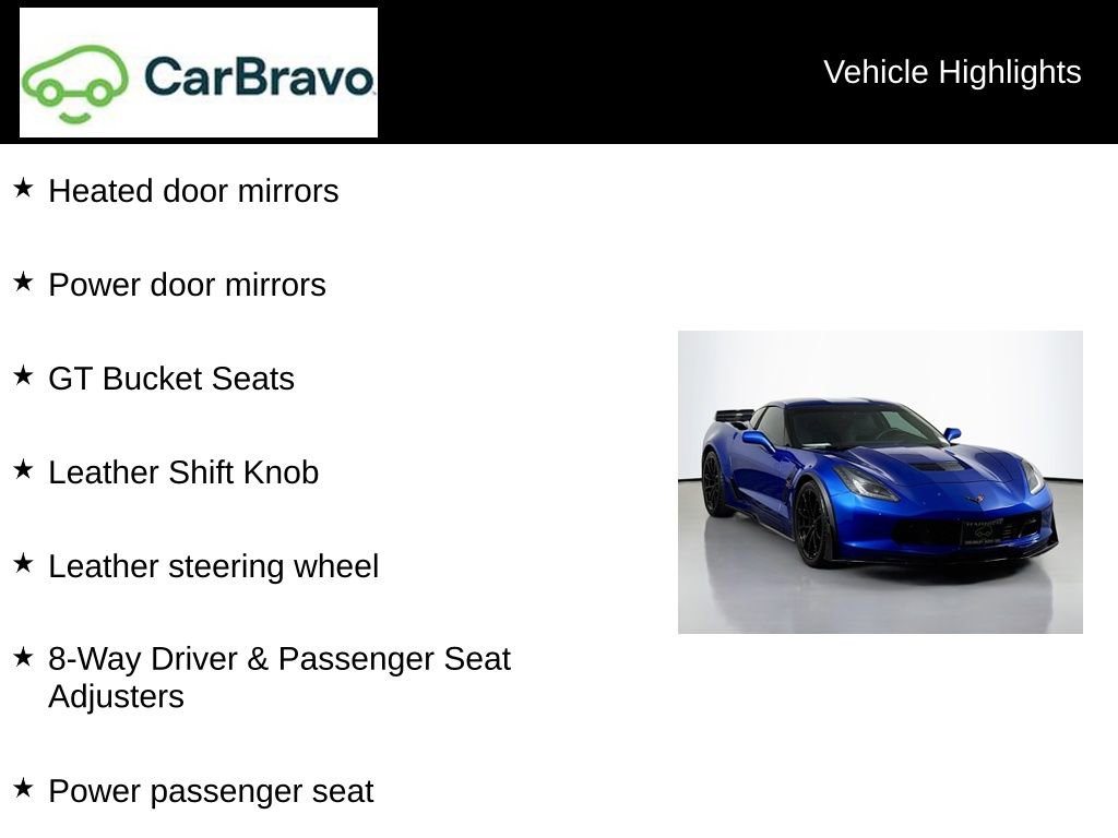 Certified 2019 Chevrolet Corvette Grand Sport w/ Carbon Flash Badge Package image 9