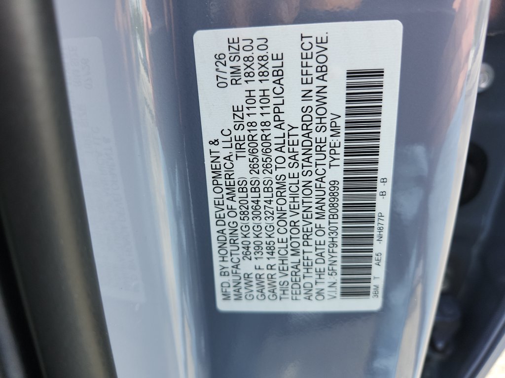 New 2026 Honda Passport RTL image 36