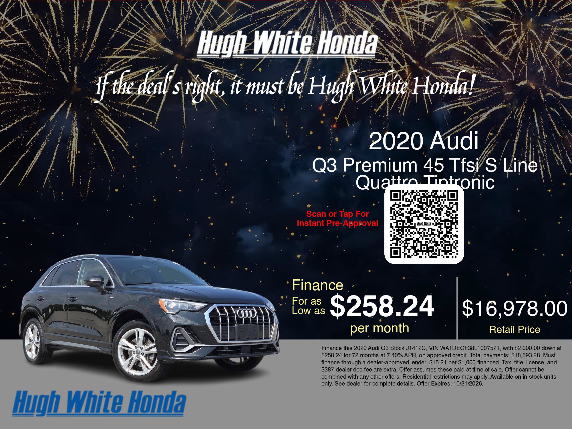 Used 2020 Audi Q3 2.0T Premium w/ Convenience Package AWD/4WD image 5