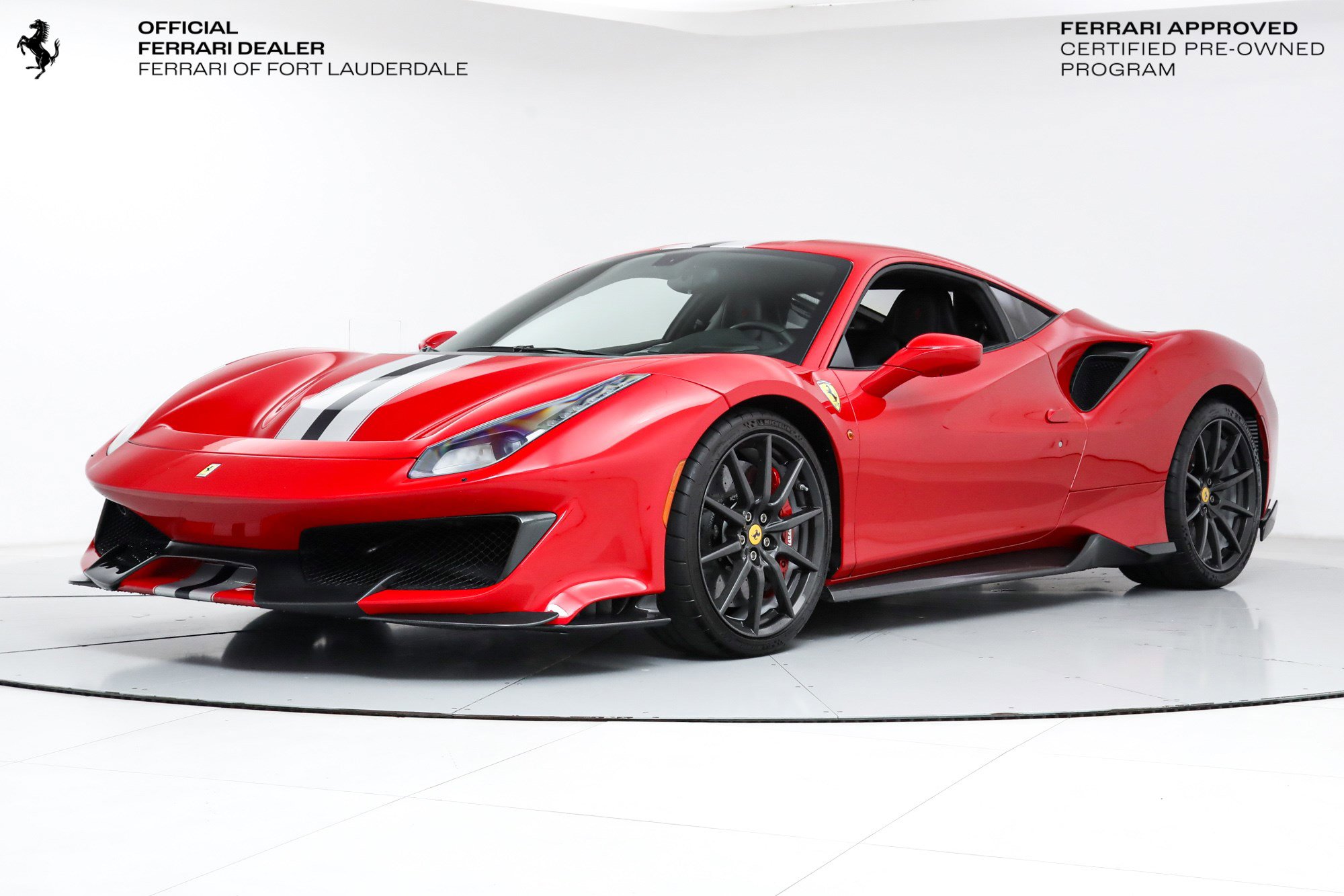 Certified 2019 Ferrari 488 Pista Coupe