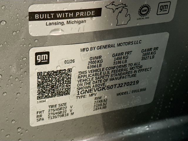 New 2026 Chevrolet Traverse LT w/ LPO, Floor Liner Package image 34