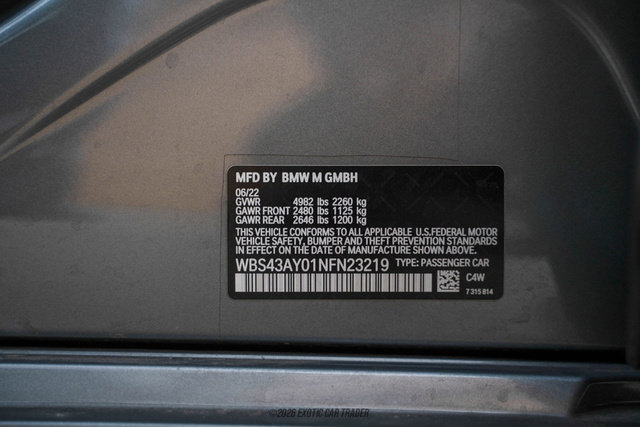 Used 2022 BMW M3 Competition w/ M Carbon Exterior Package AWD/4WD image 49