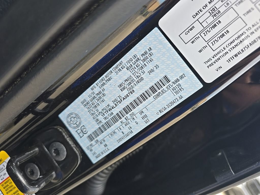 Used 2025 Ford F150 Tremor w/ Equipment Group 402A High AWD/4WD image 15