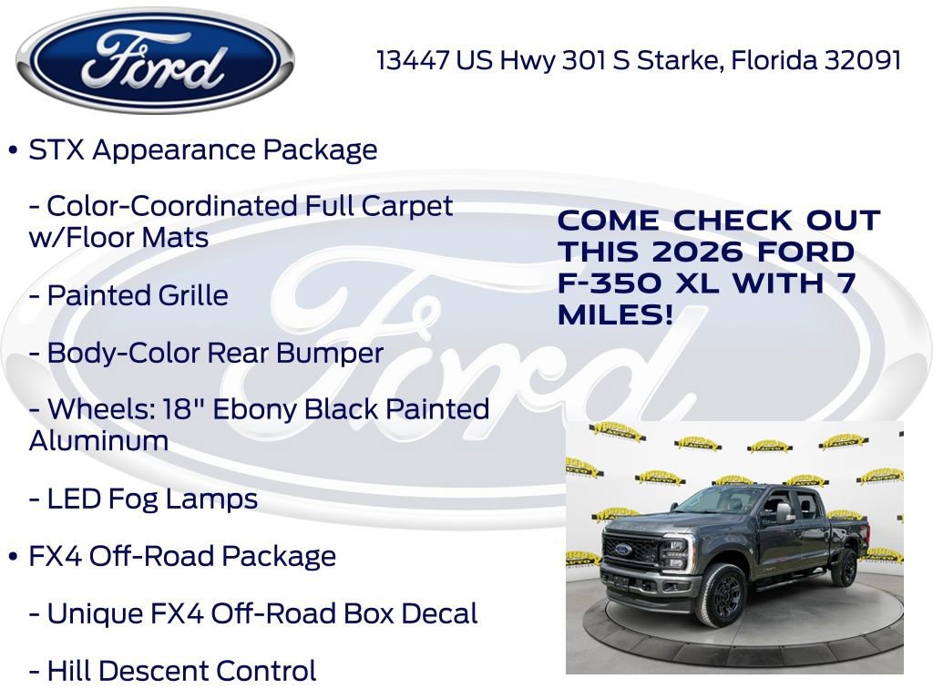 New 2026 Ford F350 XL w/ STX Appearance Package image 15