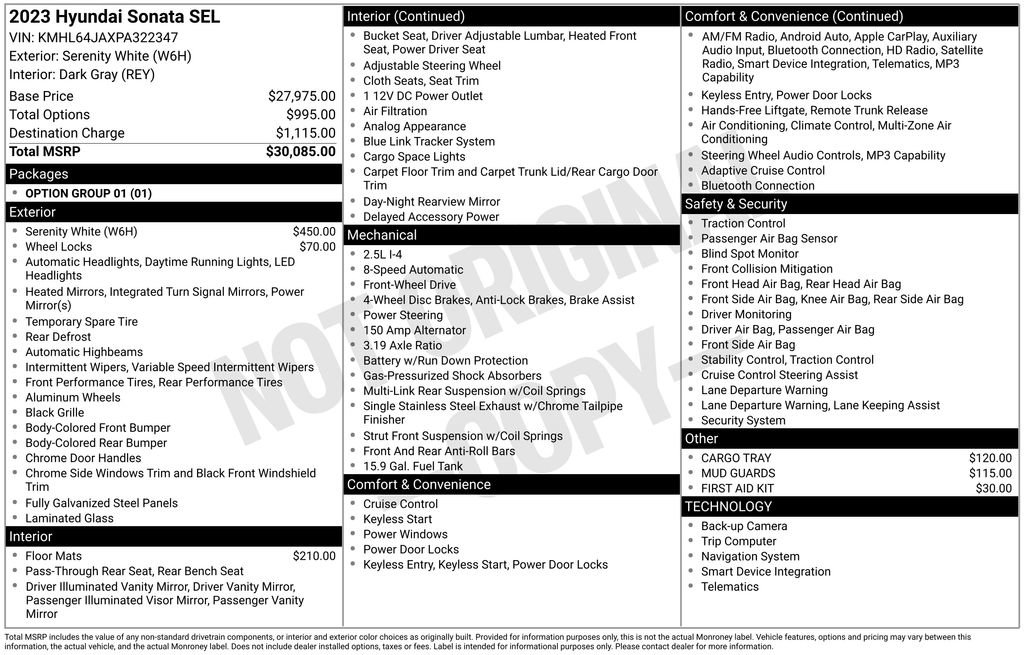 Used 2023 Hyundai Sonata SEL image 7
