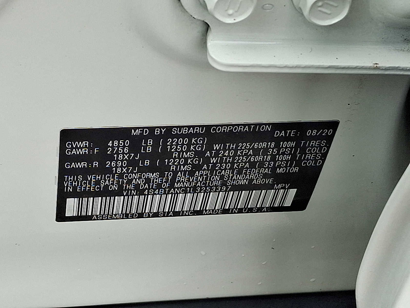 Used 2020 Subaru Outback Limited image 30