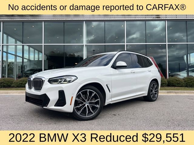 Used 2022 BMW X3 sDrive30i w/ M Sport Package