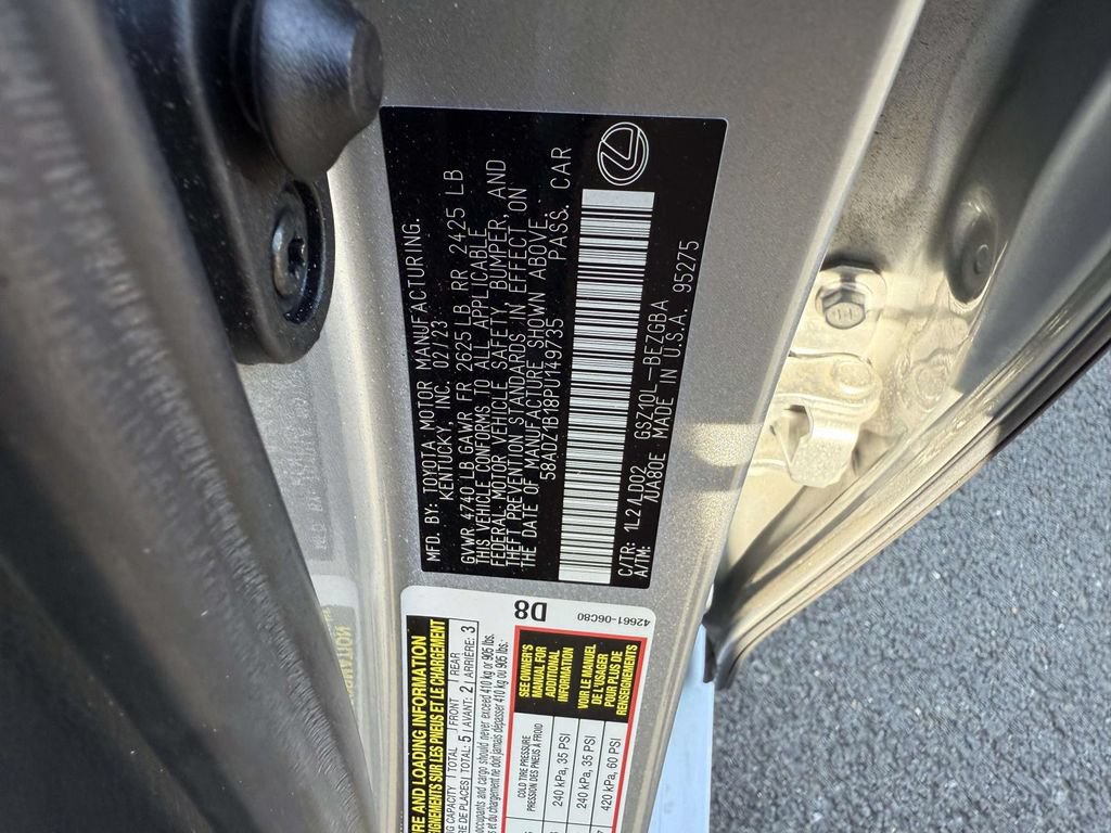 Used 2023 Lexus ES 350 w/ Premium Package FWD image 31