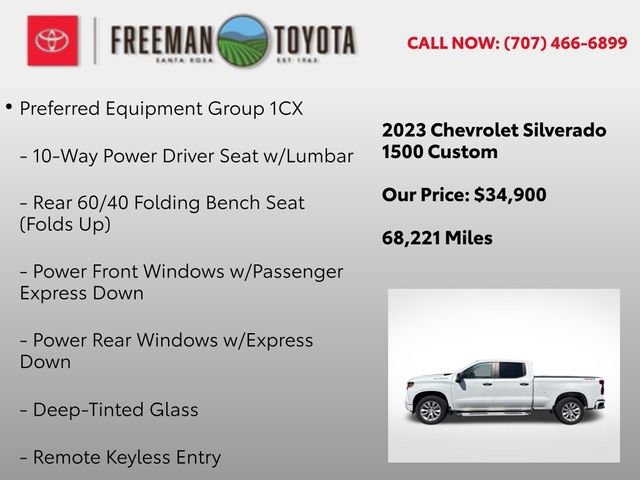 Used 2023 Chevrolet Silverado 1500 Custom AWD/4WD image 5