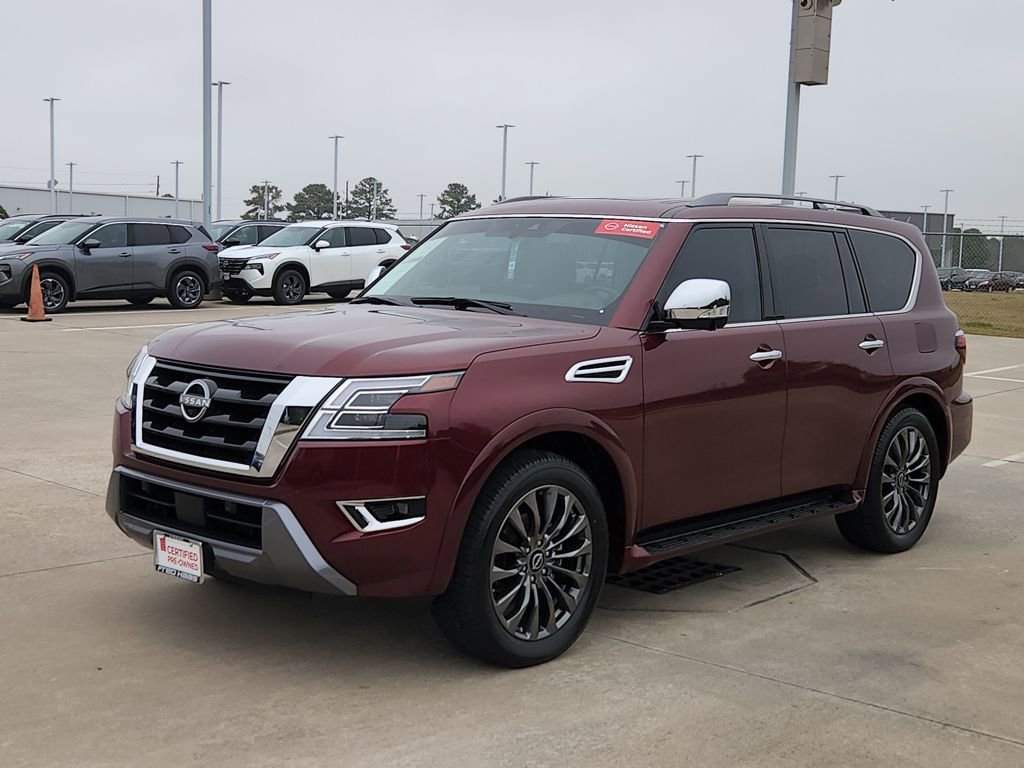 Certified 2024 Nissan Armada Platinum w/ Captain's Chairs Package image 3