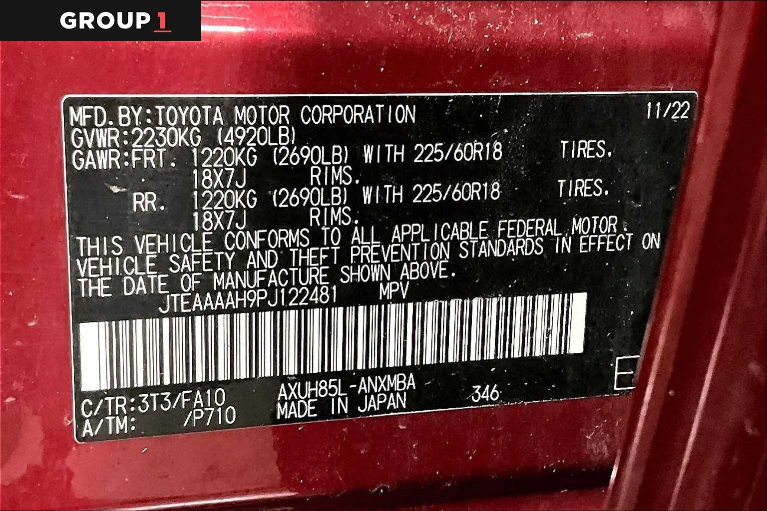 Certified 2023 Toyota Venza LE image 37