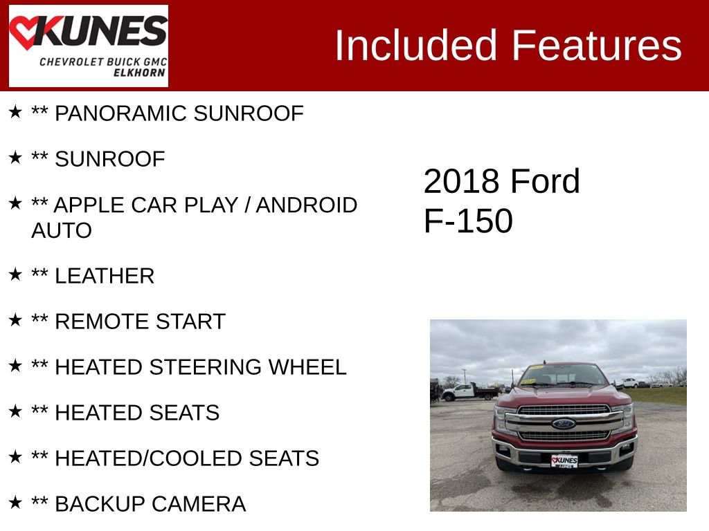 Used 2018 Ford F150 Lariat w/ Equipment Group 502A Luxury video 2