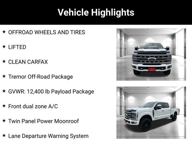 Used 2024 Ford F350 Platinum w/ Tremor Off-Road Package AWD/4WD image 2