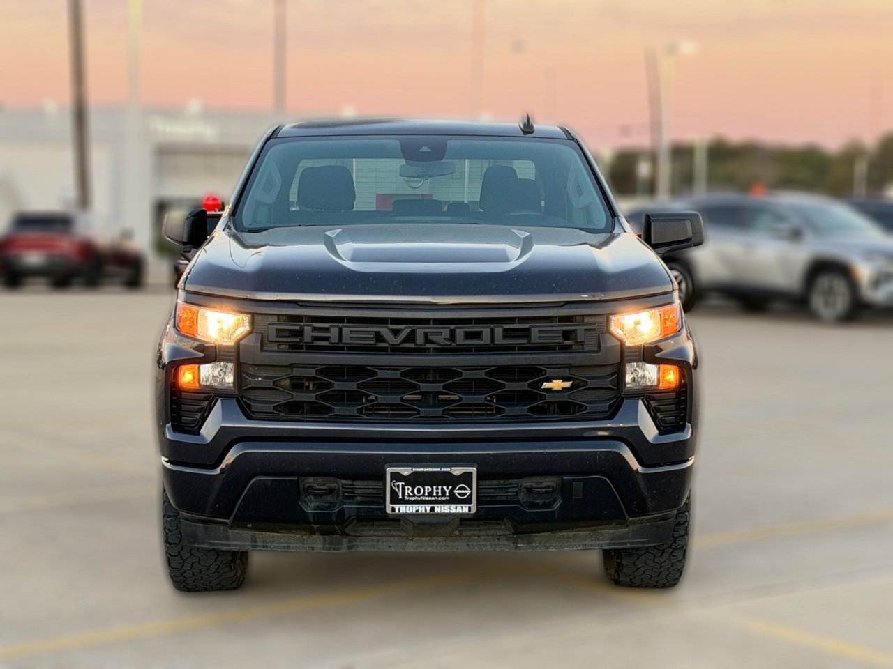 Used 2023 Chevrolet Silverado 1500 Custom w/ LPO, Dark Essentials Package RWD image 3