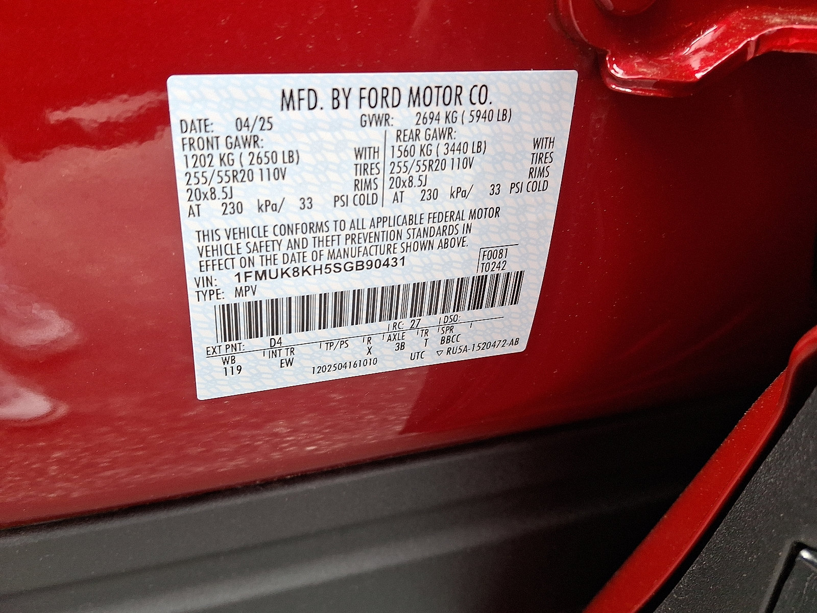 New 2025 Ford Explorer ST-Line image 17