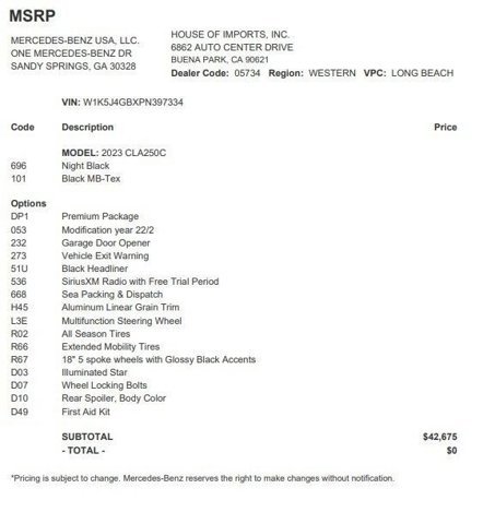 Certified 2023 Mercedes-Benz CLA 250 image 4