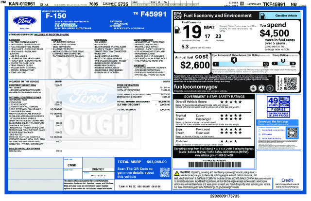 New 2026 Ford F150 XLT AWD/4WD image 4