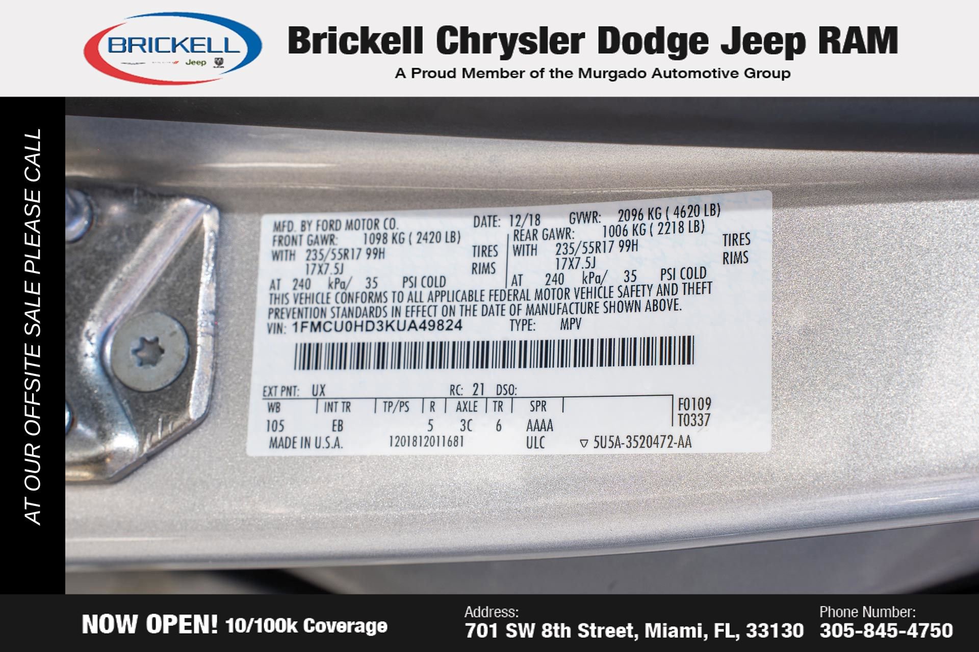 Used 2019 Ford Escape SEL image 37