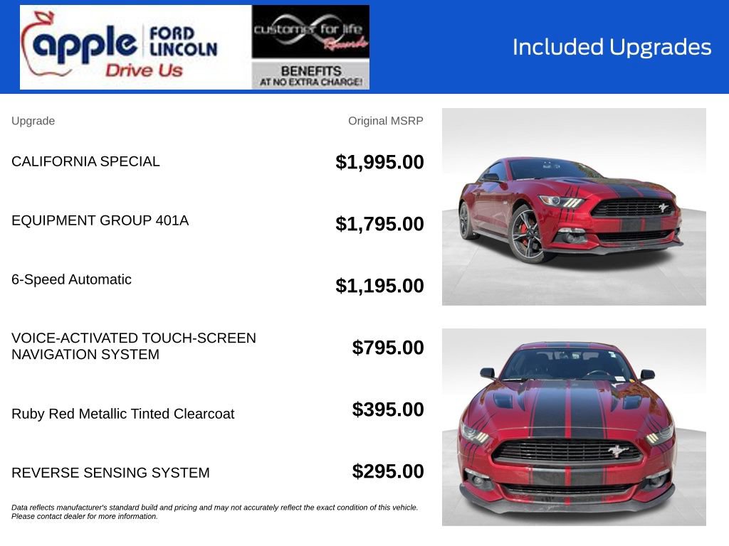 Used 2016 Ford Mustang GT Premium w/ Equipment Group 401A RWD image 4