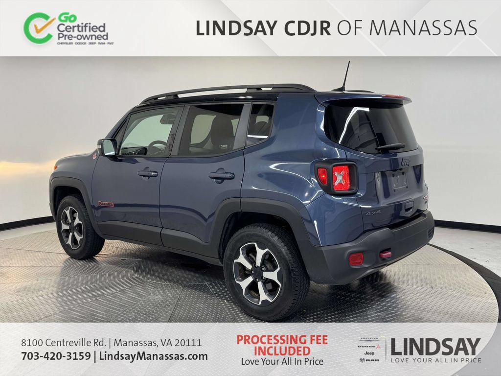 Certified 2020 Jeep Renegade Trailhawk w/ UConnect 8.4 Nav Group AWD/4WD image 7