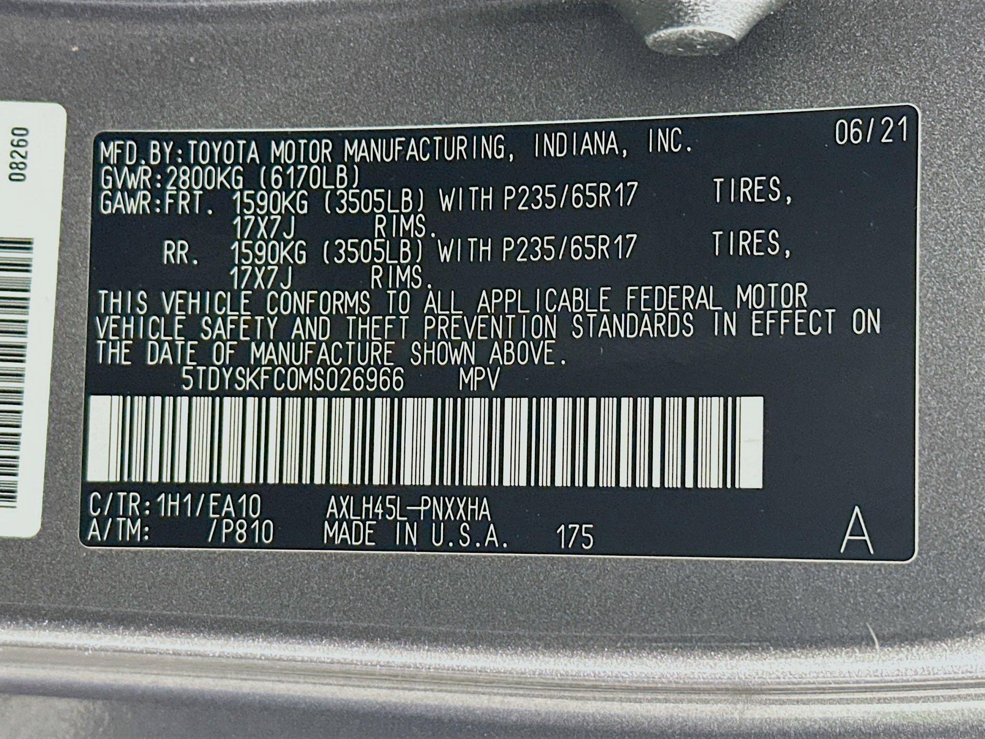 Used 2021 Toyota Sienna XLE image 12