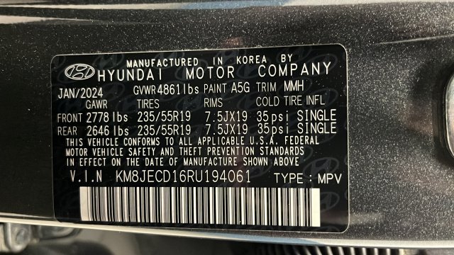 Used 2024 Hyundai Tucson Limited AWD/4WD image 29