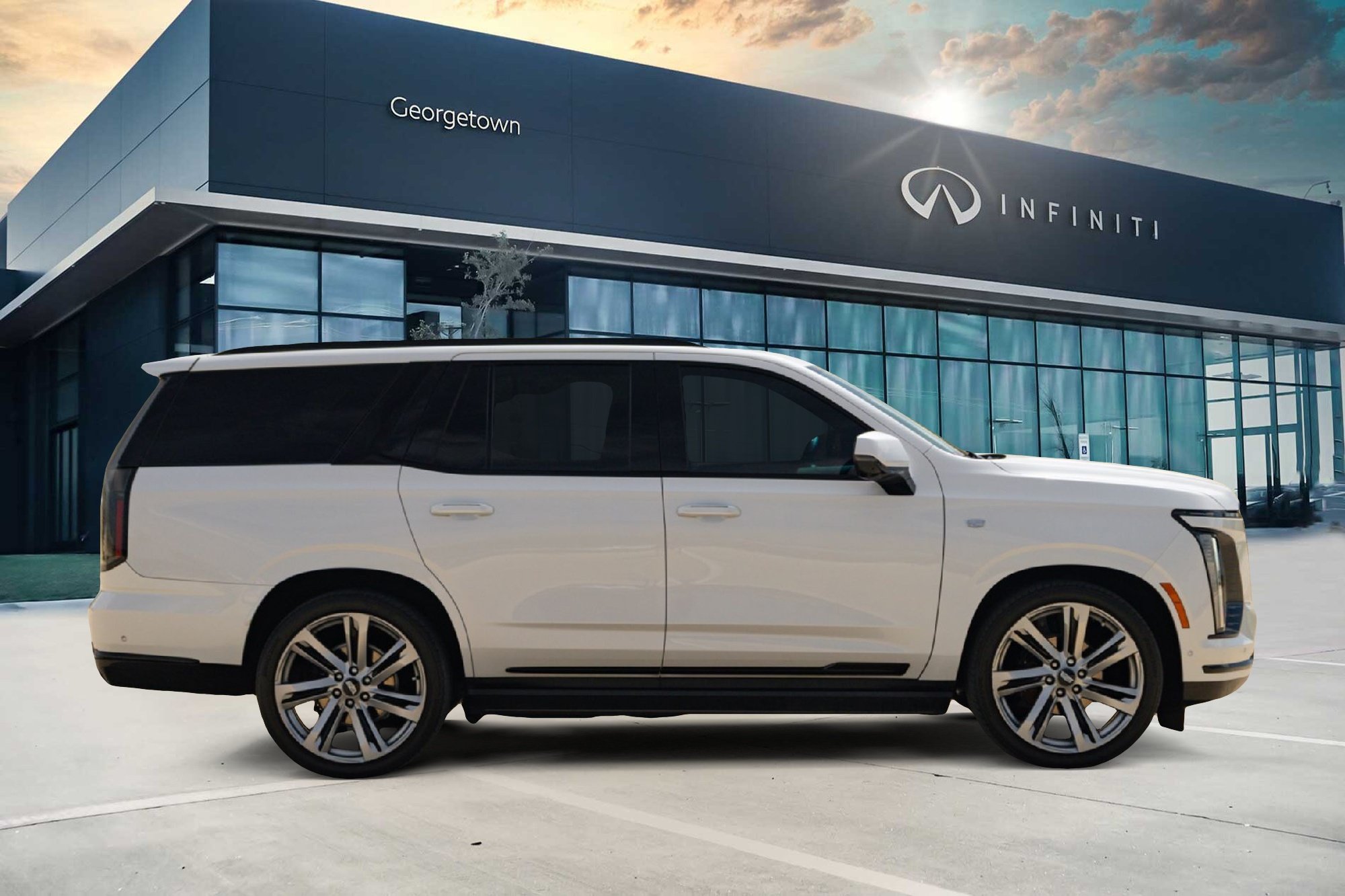 Used 2025 Cadillac Escalade Sport w/ Touring Package AWD/4WD image 4