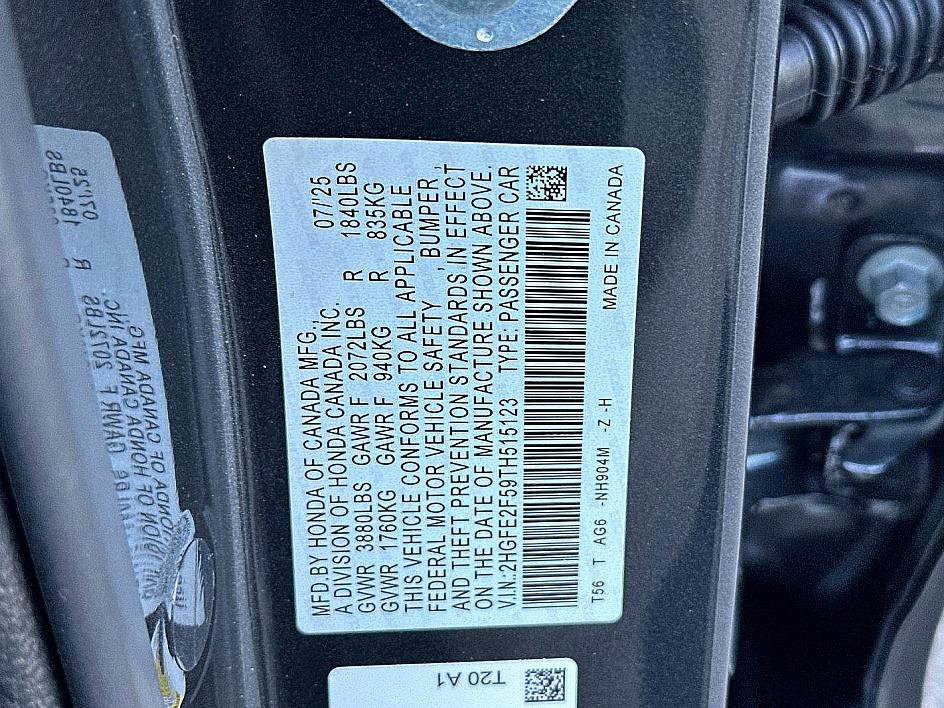 New 2026 Honda Civic Sport image 22