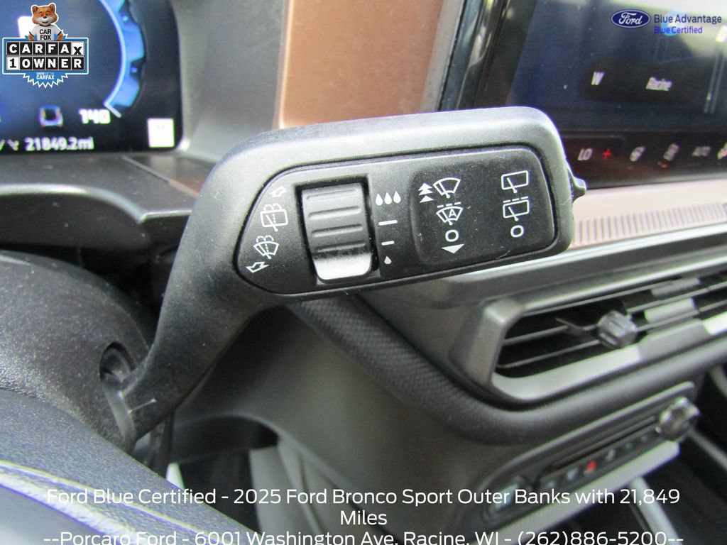 Certified 2025 Ford Bronco Sport Outer Banks w/ Outer Banks Tech Package+ AWD/4WD image 35