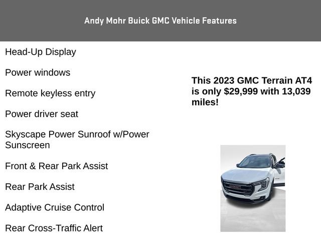 Used 2023 GMC Terrain AT4 w/ Infotainment Package II image 10