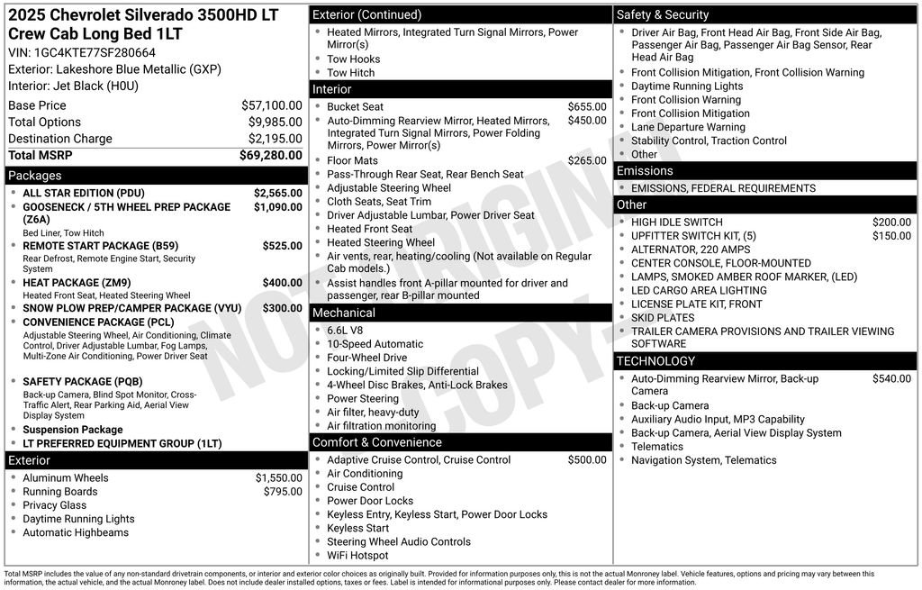 Used 2025 Chevrolet Silverado 3500 LT w/ All Star Edition image 4