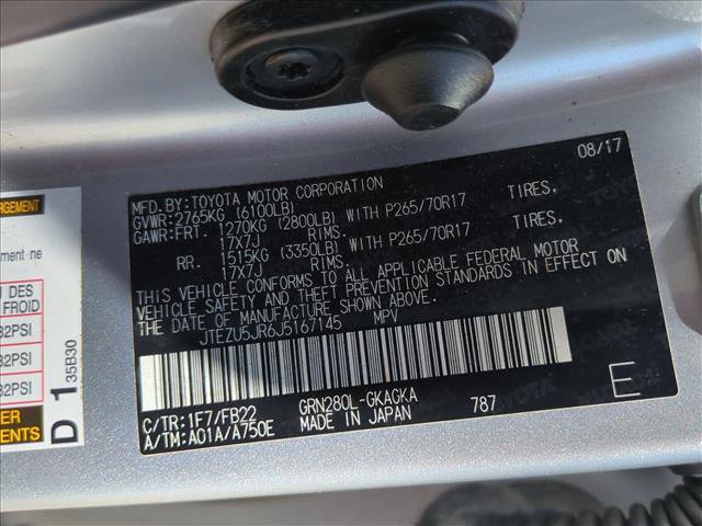 Used 2018 Toyota 4Runner SR5 RWD image 15
