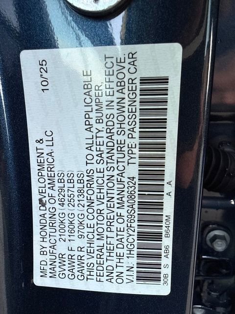 New 2025 Honda Accord EX-L image 16