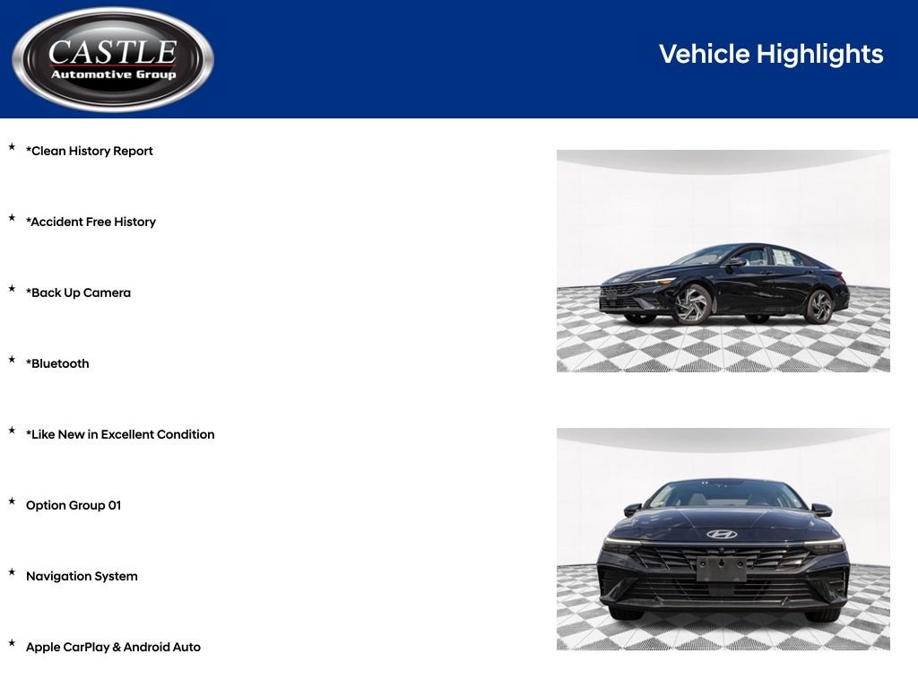 Certified 2024 Hyundai Elantra Limited FWD image 4