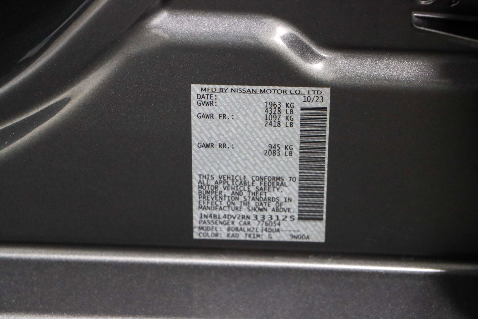 Used 2024 Nissan Altima 2.5 SV image 30