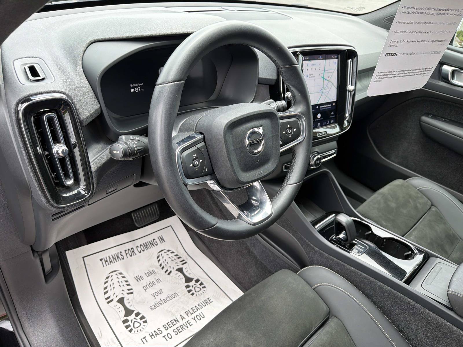 Certified 2023 Volvo C40 P8 Recharge Plus w/ Protection Package Premier AWD/4WD image 9