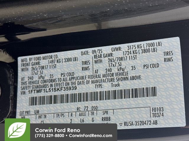 New 2025 Ford F150 XL w/ Equipment Group 103A High image 29