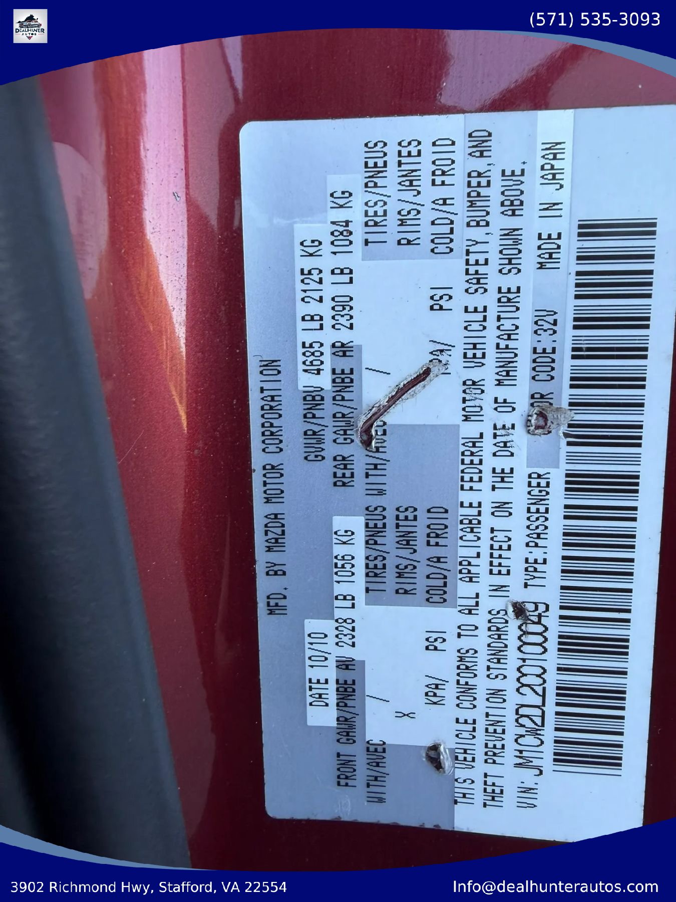 Used 2012 MAZDA MAZDA5 Grand Touring FWD image 34