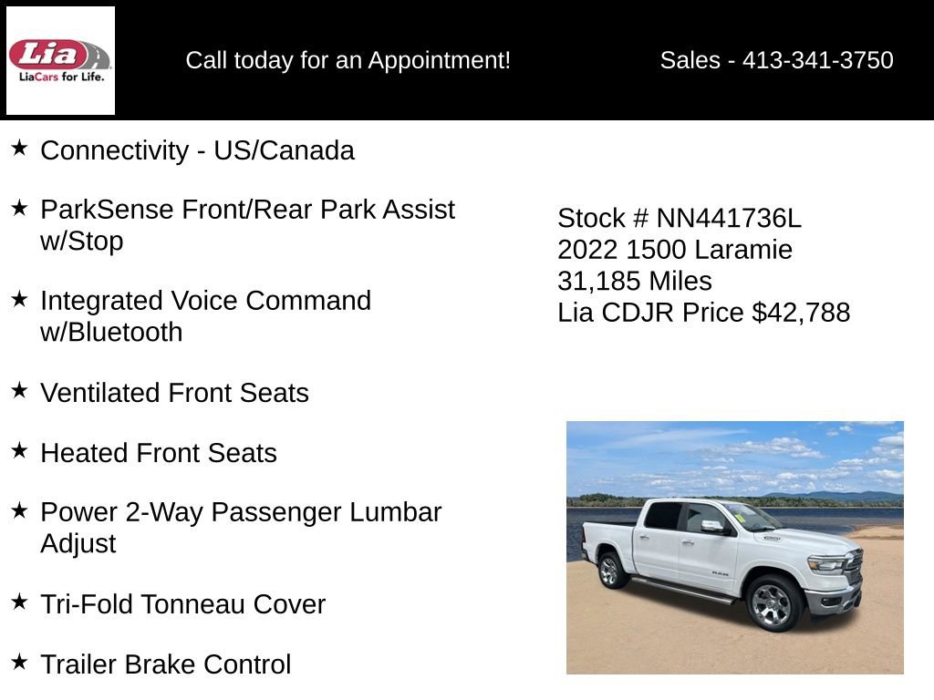 Used 2022 RAM 1500 Laramie AWD/4WD image 31