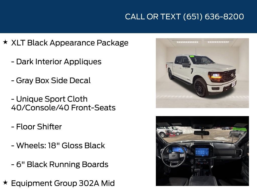Used 2024 Ford F150 XLT w/ Equipment Group 302A MID image 10