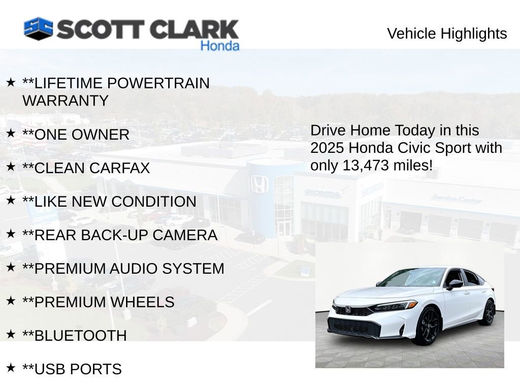 Used 2025 Honda Civic Sport image 11