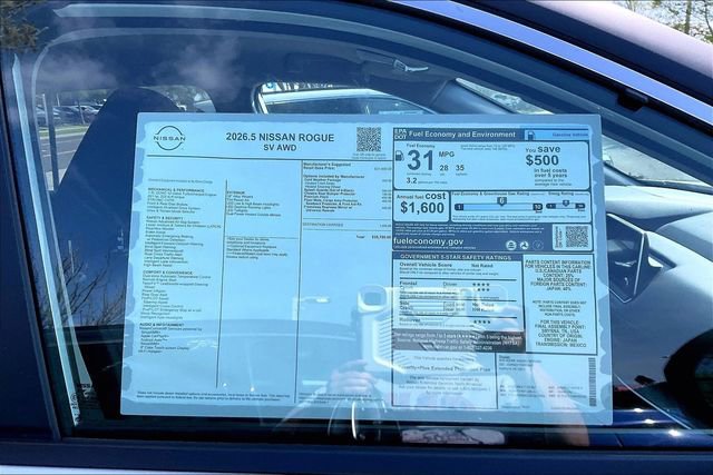 New 2026 Nissan Rogue SV w/ Cold Weather Package image 11