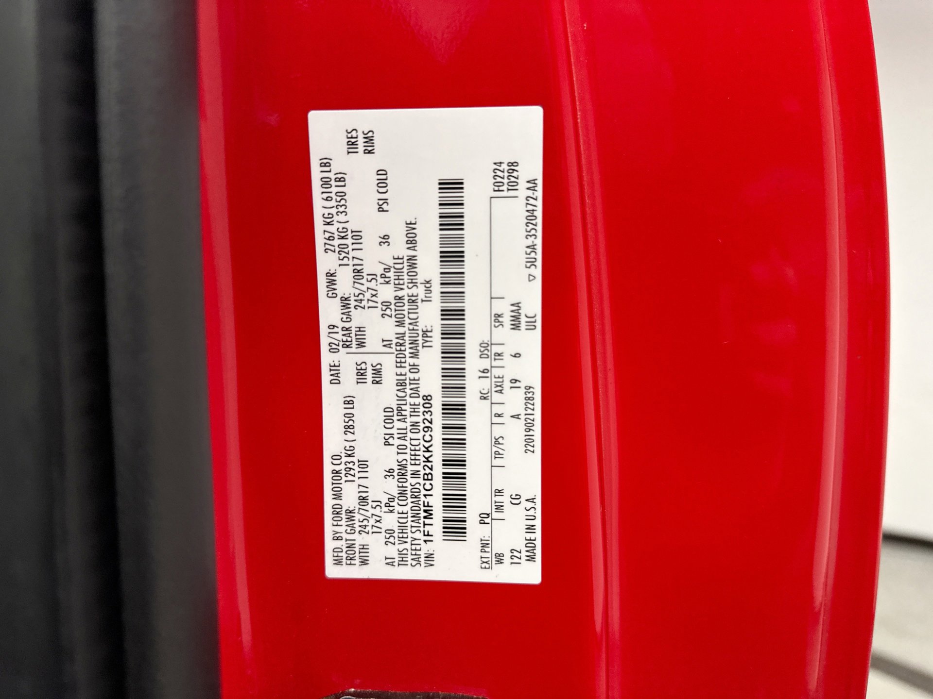 Used 2019 Ford F150 XL w/ XL Power Equipment Group RWD image 17