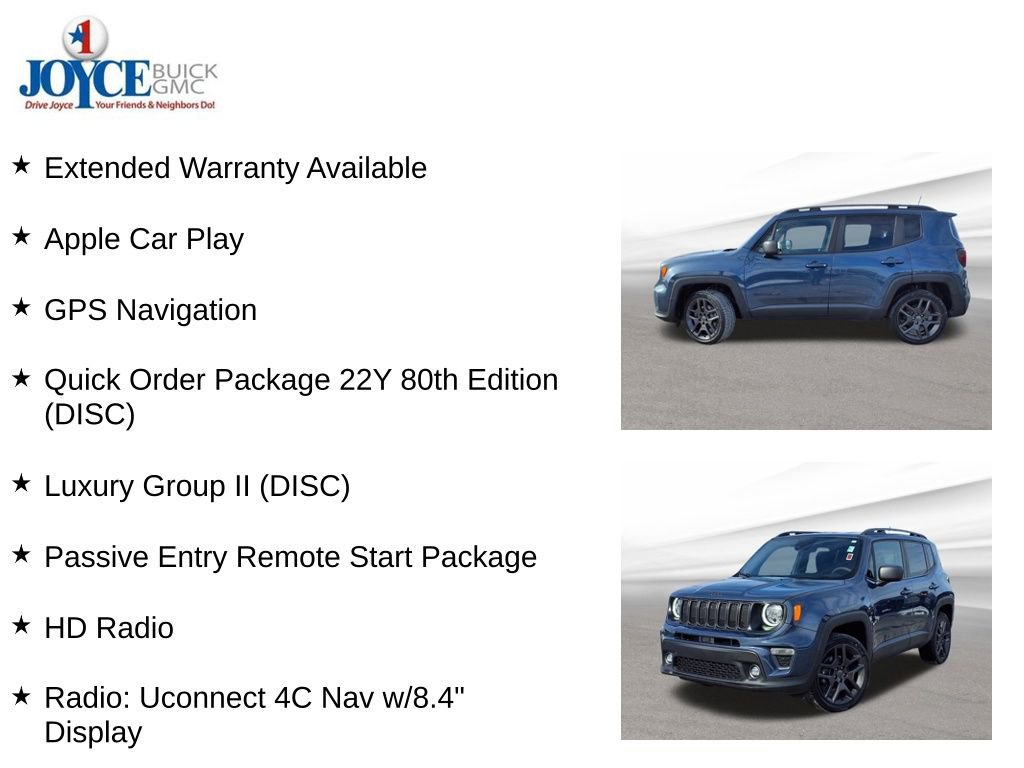 Used 2021 Jeep Renegade Latitude w/ Luxury Group II image 9