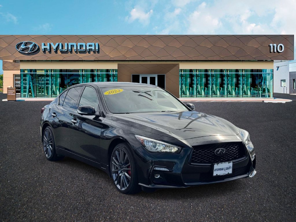Used 2023 INFINITI Q50 Red Sport 400 w/ Black Opal Edition