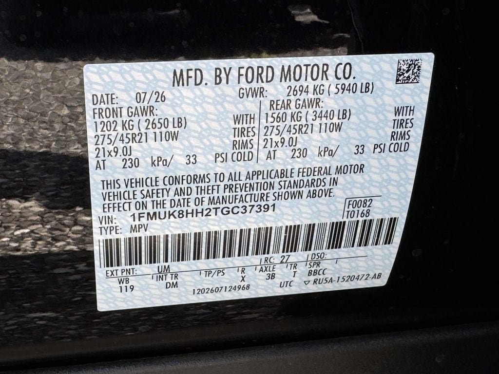 New 2026 Ford Explorer Platinum w/ LUX Leather Package AWD/4WD image 28
