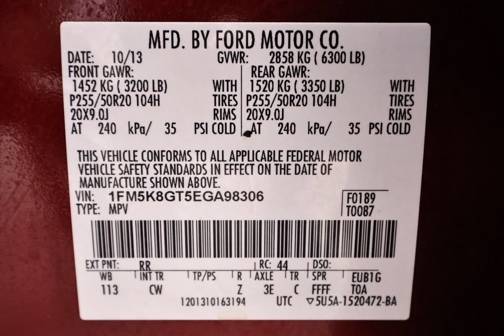 Used 2014 Ford Explorer Sport w/ Equipment Group 401A AWD/4WD image 45