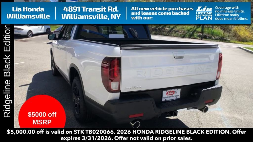 New 2026 Honda Ridgeline Black Edition image 7
